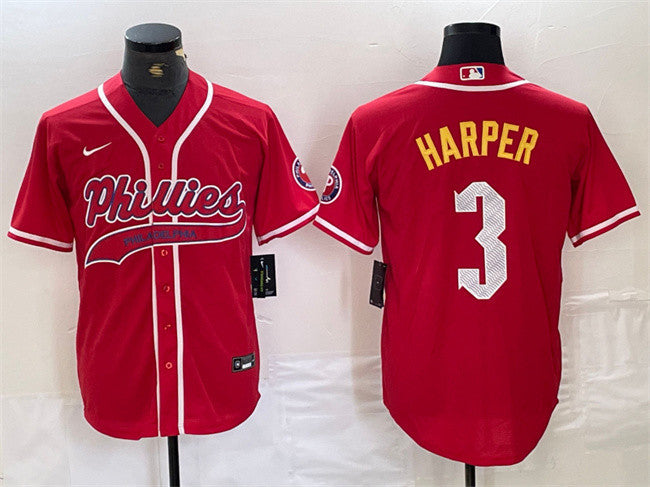 Bryce Harper Philadelphia Phillies red City Connect jersey