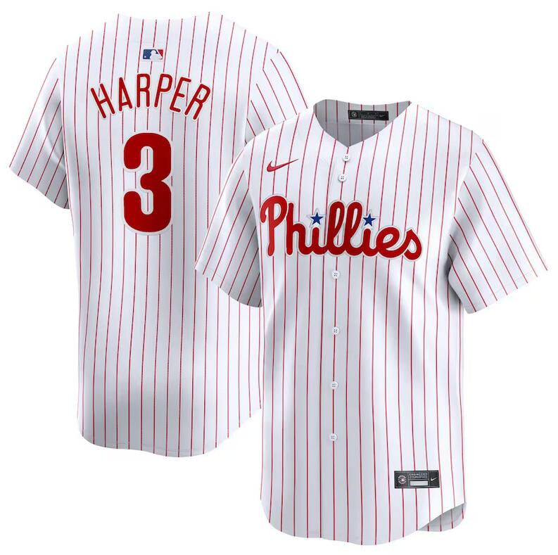 Bryce Harper Philadelphia Phillies white Limited jersey