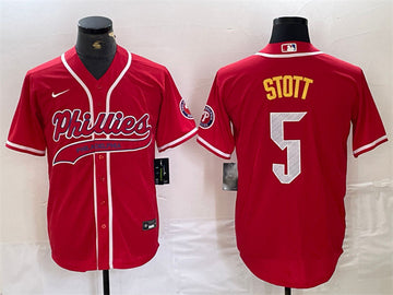 Bryson Stott Philadelphia Phillies red City Connect jersey