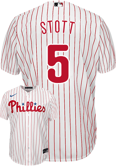 Bryson Stott Philadelphia Phillies white jersey