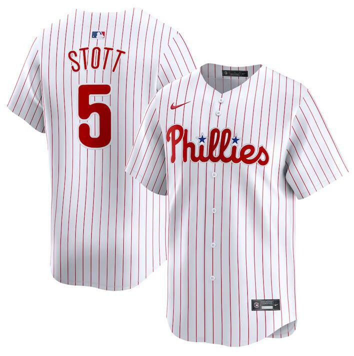 Bryson Stott Philadelphia Phillies white Limited jersey