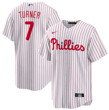 Trea Turner Philadelphia Phillies white jersey