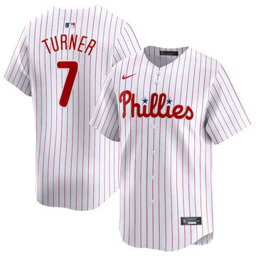 Trea Turner Philadelphia Phillies white Limited jersey