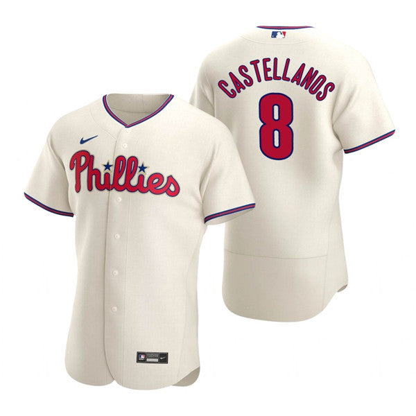 Nick Castellanos Philadelphia Phillies cream jersey