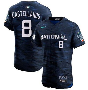 Nick Castellanos Philadelphia Phillies royal All-Star jersey