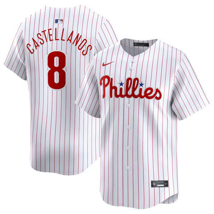 Nick Castellanos Philadelphia Phillies white Limited jersey