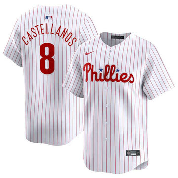 Nick Castellanos Philadelphia Phillies white Limited jersey