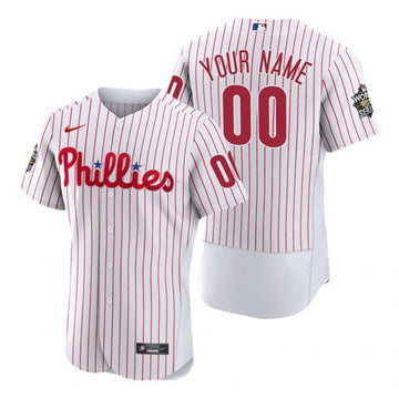 Custom Philadelphia Phillies white jersey