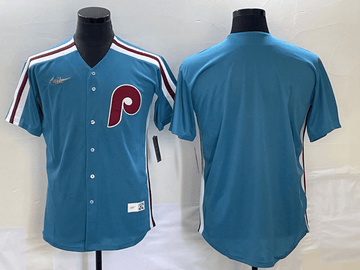 Custom Philadelphia Phillies blue jersey