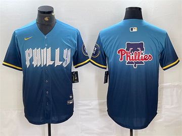 Philadelphia Phillies blue City Connect jersey