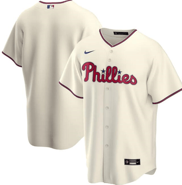 Philadelphia Phillies cream jersey
