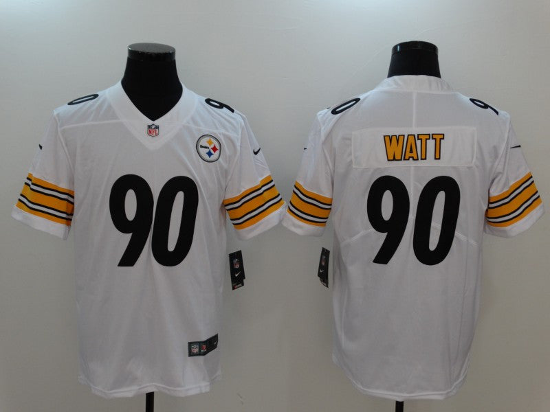 T.J. Watt Pittsburgh Steelers white Vapor jersey