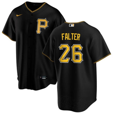 Bailey Falter Pittsburgh Pirates black jersey
