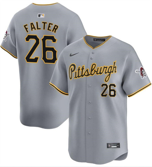 Bailey Falter Pittsburgh Pirates gray Limited jersey
