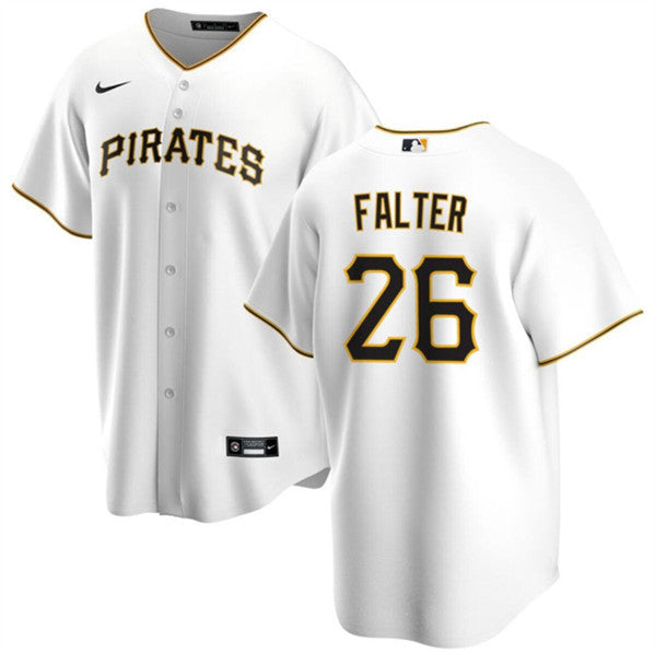 Bailey Falter Pittsburgh Pirates white jersey