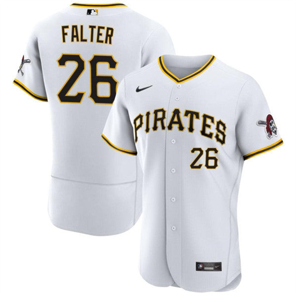 Bailey Falter Pittsburgh Pirates white jersey