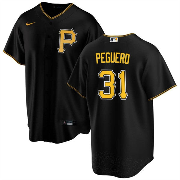 Liover Peguero Pittsburgh Pirates black jersey