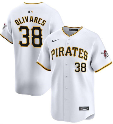 Edward Olivares Pittsburgh Pirates white Limited jersey