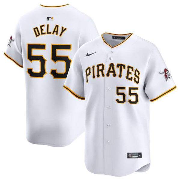 Jason Delay Pittsburgh Pirates white Limited jersey