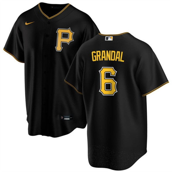 Yasmani Grandal Pittsburgh Pirates black jersey
