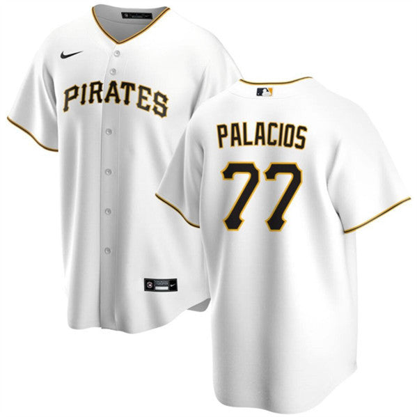 Joshua Palacios Pittsburgh Pirates white jersey