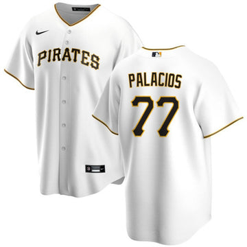 Joshua Palacios Pittsburgh Pirates white jersey