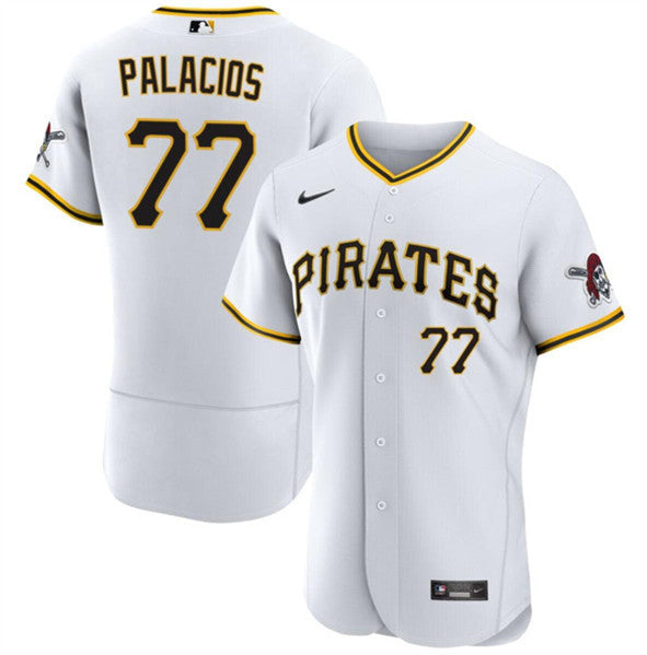 Joshua Palacios Pittsburgh Pirates white jersey