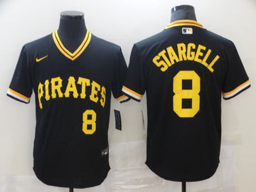 Pittsburgh Stargell Pittsburgh Pirates black jersey