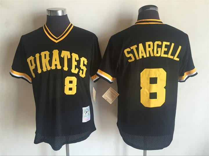 Pittsburgh Stargell Pittsburgh Pirates black Throwback jersey