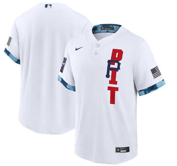Custom Pittsburgh Pirates white All-Star jersey