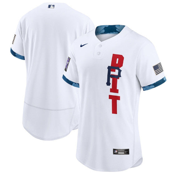 Custom Pittsburgh Pirates white All-Star jersey