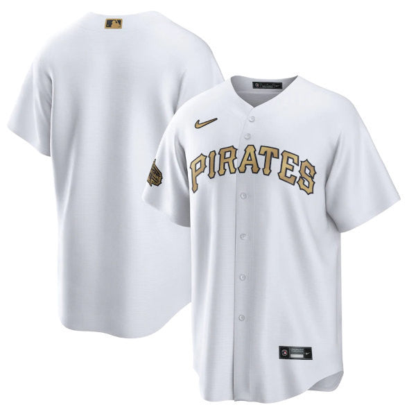 Custom Pittsburgh Pirates white All-Star jersey
