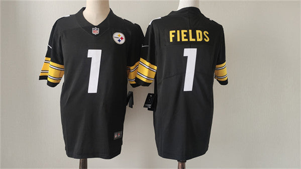Justin Fields Pittsburgh Steelers black Vapor jersey