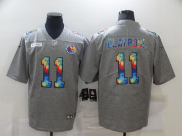 Chase Claypool Pittsburgh Steelers grey Limited jersey