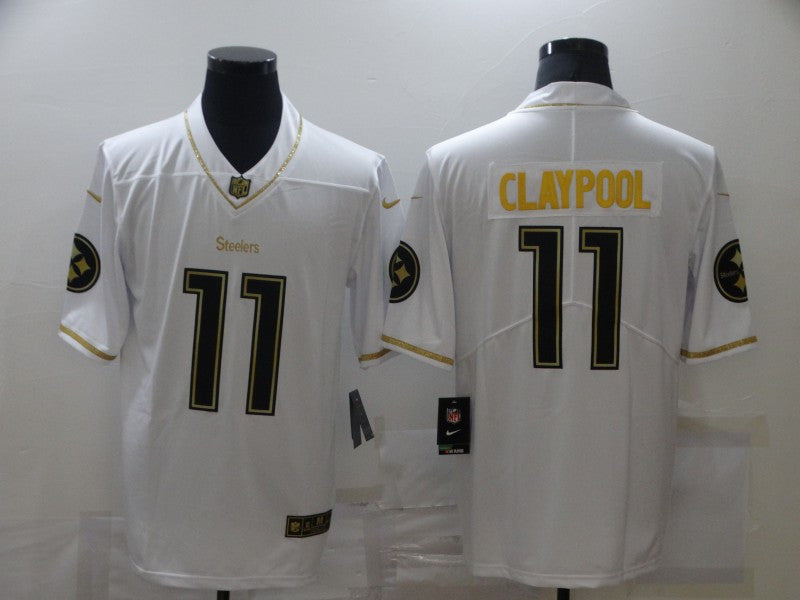 Chase Claypool Pittsburgh Steelers white Limited jersey