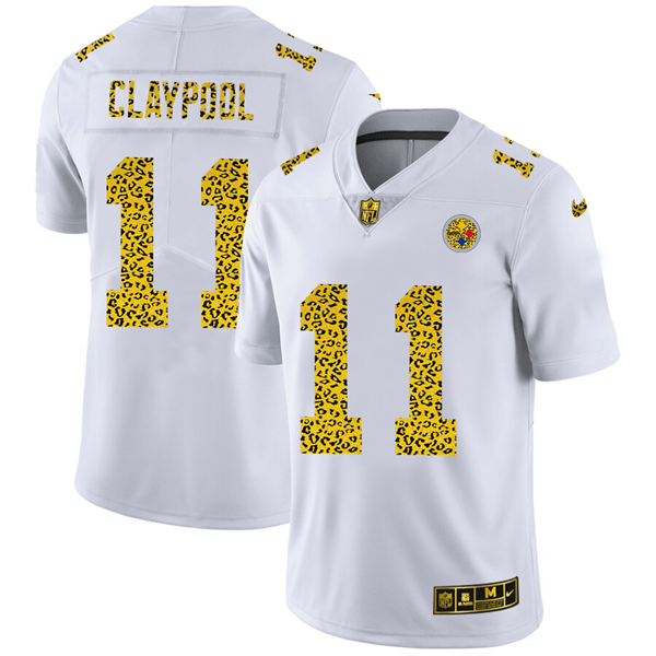 Chase Claypool Pittsburgh Steelers white Limited jersey