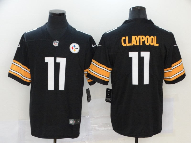 Chase Claypool Pittsburgh Steelers black Vapor jersey