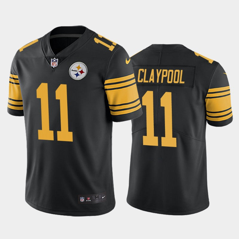 Chase Claypool Pittsburgh Steelers black Color Rush jersey