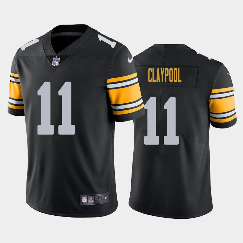 Chase Claypool Pittsburgh Steelers black Vapor jersey