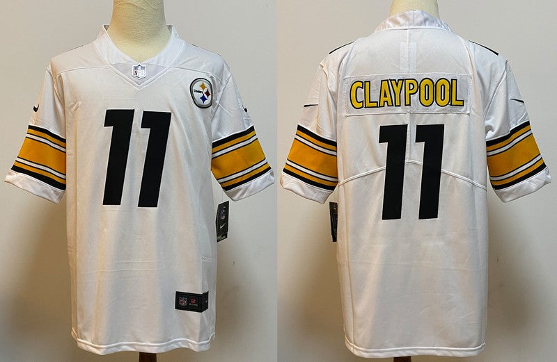 Chase Claypool Pittsburgh Steelers white Vapor jersey