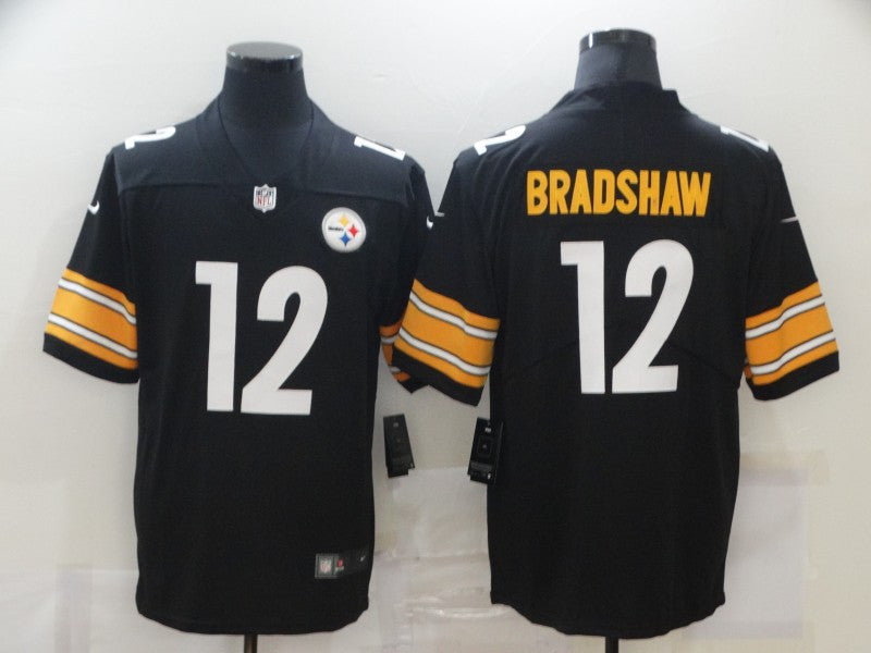 Terry Bradshaw Pittsburgh Steelers black Vapor jersey