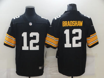 Terry Bradshaw Pittsburgh Steelers black Vapor jersey