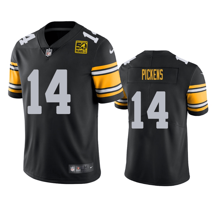 George Pickens Pittsburgh Steelers black Vapor jersey