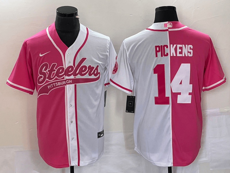 George Pickens Pittsburgh Steelers pink jersey