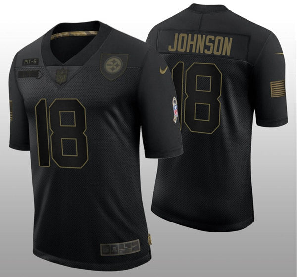 Diontae Johnson Pittsburgh Steelers black Vapor jersey