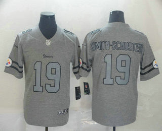 JuJu Smith-Schuster Pittsburgh Steelers gray Vapor jersey