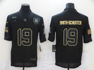 JuJu Smith-Schuster Pittsburgh Steelers black Salute To Service jersey