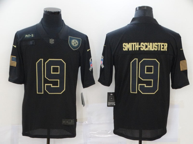 JuJu Smith-Schuster Pittsburgh Steelers black Salute To Service jersey