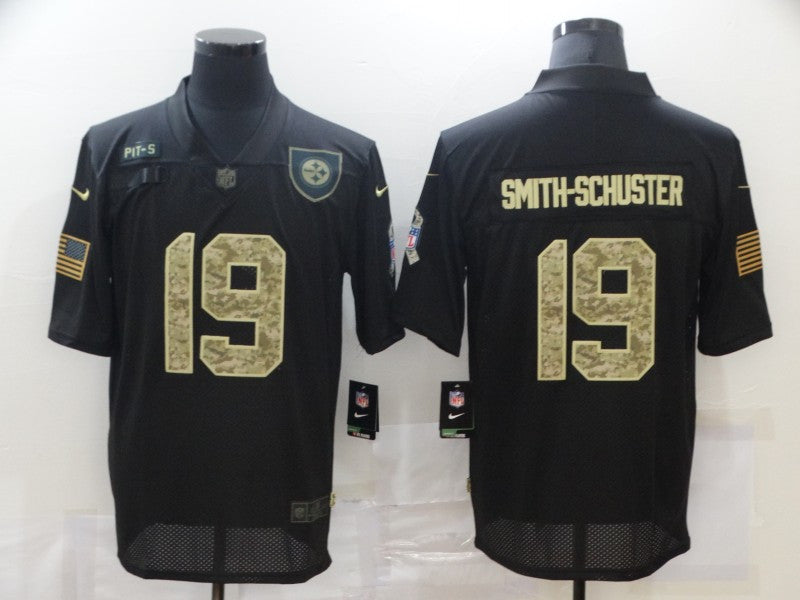 JuJu Smith-Schuster Pittsburgh Steelers black Salute To Service jersey