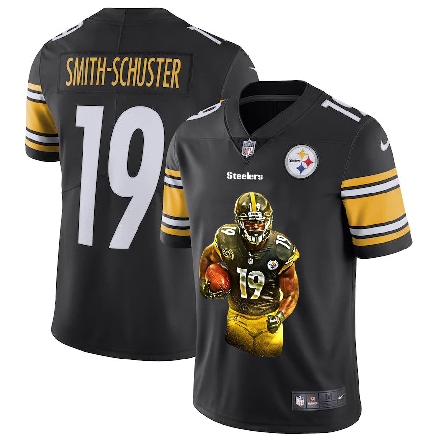 JuJu Smith-Schuster Pittsburgh Steelers black Vapor jersey